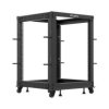 Open rack 19 15u 600x600-1100 regulowany czarny lanberg OR01-6115-B