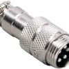 BKL Electronic 0206002 Złącze męskie DIN miniaturowe 0206002, miedź, 1 szt.