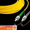 LSP-09 ST-ST 1.0 Simplex fibre optic patch cable, SM OS2, ST - ST, 1.0 m
