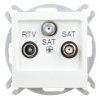 Impresja Gniazdo Antenowe Rtv-Sat-Sat Ecrue Gpa-Y2s/M/27