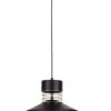 Lampa wisząca nowoczesna loftowa 1xE27 TITANIUM GOLD/BLACK