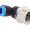 Złączka wtykowa gwintowana,kątowa 90 -0,95-6bar QS -10-80C 153275