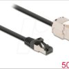 87025 Keystone module RJ45 female > male with cable, 0.5 m