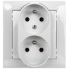 Impresja Gniazdo Podwójne Z/U Z Niezamiennością Faz Białe Gp-2Yc/00