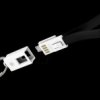 213999 Sync & charge key fob, Micro B, 0.2 m, black
