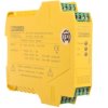 Przekaźnik bezpieczeństwa 24V AC/DC, do SIL 3, kat. 4 PLe, do zatrz. awaryjnego i drzwi bezpieczeństwa