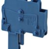 Plug, spring balancer connection, 0.08-4.0 mm², 1 pole, 24 A, 6 kV, blue, 3043268