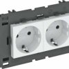 Socket 0 stopni, 2-krotny 250V, 10 / 16A, Schuko OBO Bettermann, 6120438, czerwony, (S x W x G) 131 x 76 x 42 mm