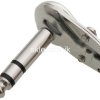 Wtyk jack 6,3 stereo kątowy metalowy