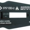 C.K T3757ESD 2 Ściągacz izolacji do drutów Kompatybilność przewód PVC, przewód PTFE 0.25 do 0.8 mm
