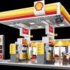 402857 CaDA Shell Petrol Station with Shop and Car Wash, bricks