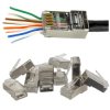 Wtyk modularny RJ45 8P8C kat.5e ekranowany FTP drut przelotowy NEKU /WORECZEK 10szt./