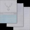 02252 203 300 Dyckhoff tea towels, Heimatliebe, grey, x3