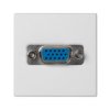 SIMON CONNECT Płytka K45 złącza VGA (D-Sub 15) 45x45mm + wkład zaciski śrubowe czysta biel K100B/9 KONTAKT SIMON