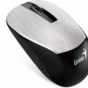Bezprzewodowa mysz optyczna Genius srebrna