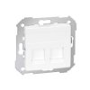 SIMON 82 Pokrywa gniazda RJ45 biała 2 gniazda z adapterem i żaluzjami 82006-30 KONTAKT SIMON