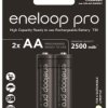 Akumulatorki R6 / AA Panasonic Eneloop PRO 2500mAh Ni-MH BK-3HCDE/2BE (blister 2 szt.)