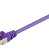 kabel LAN MicroConnect B-FTP60025P, 1 szt., RJ45, 0.25 m, fioletowy