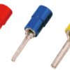 Insulated pin cable lug, 4.0-6.0 mm², 6.4 mm, yellow, 1491420000