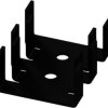 Finger shaped heatsink, (L x W x H) 30 x 25.4 x 13 mm, 15 K/W, black anodized, 10034960