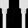 CCBW85221WT10 Patch cable, Cat.6, S/FTP, 1 m white