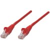 Intellinet 318198 Network Patch Cable, Cat5e, 0.5m, Red, CCA, U/UTP, PVC, RJ45,