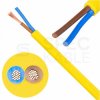 Kabel głośnikowy TLgH 2x1mm2 żółty 300V telekomunikacyjny bezhalogenowy B2ca linka SATEC