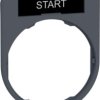 Label holder, printed with “START”, for Harmony XB4F/XB5F, ZBYF2303