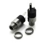 GNIAZDO MINI JACK 3,5MM SREBRNE NICKEL 3 PIN PJ-392