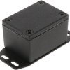 Aluminum die cast enclosure, (L x W x H) 53 x 38 x 31 mm, black (RAL 9005), IP65, 1590WHFBK