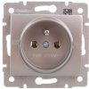 LOGI Gniazdo pojedyncze 2P+Z śrubowe 16A 250V Srebrny 25209