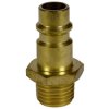 Einhell 4139655 Pneumatic Push-Fit Nipple Brass 1/4" Male Thread