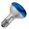 Kolor. R80 60W niebieska Philips E27 230V Żarówka kolorowa zwierciadlana niebieska