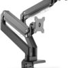 Table stand, for 2 monitors, 15 to 35 inch, up to 30 kg, VESA max. 100x100 mm, black, DA-90427