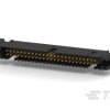 Listwa stykowa PCB 50-pinowe AMP-LATCH raster: 2.54 mm Kąt prosty 2-rzędowe TE Connectivity Płyta250 V W osłonie