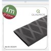 Quadrios 23CA219 Heatshrink Black 20mm 2:1 Non-slip Texture 1m
