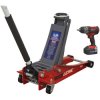 Sealey 2001LERECOMBO 2.2 Tonne Trolley Jack & 18V Cordless Impact Wrench - Red
