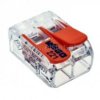 Złączka Wago 2x4mm wielokrotnego użytku, mała
