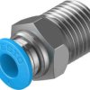 Złączka pneumatyczna R 1/4 męskie Wciskane 6 mm Festo Adapter gwintowany prosty