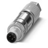 Złącze wielostykowe przemysłowe 4-pinowe M12 Montaż na kablu Wtyczka Phoenix Contact