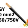 Przewód LGY 70 mm2 czarny (450/750V) jednożyłowy linka H07V-K (krążki 100m) 5907702814391 ELEKTROKABEL