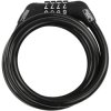 Burg Wächter 26401230 CASTLE GUARD Spiral Cable Lock Black Combination Lock