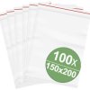 Woreczek strunowy bez paska opisowego Quadrios 23SA062 (S x W) 150 mm x 200 mm przeźroczysty polietylen