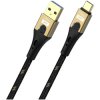 Oehlbach D1C9552 USB Primus AC Cable USB-A to USB-C 10Gbps 2m Black/Gold