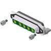 D-Sub socket, 5 pole, 5W5, equipped, angled, solder pin, 15-007363