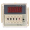 DH48J-11A Digital Display Electronic Counter Relay with 35mm DIN Rail Base