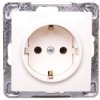 Impresja Gniazdo Pojedyncze Z/U Schuko Ecru Gp-1Ys/M/27