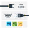 StarTech.com USB2CUB2M USB-C to Micro-B Cable - M/M - 2 m (6 ft.) - USB 2.0