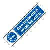 Scan 5001 Eye Protection Must Be Worn - PVC 200 x 50mm