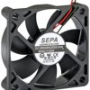 Wentylator osiowy SEPA PLB60B05SE34A, 5 V/AC, 27.6 m³/h, (D x S x W) 60 x 60 x 15 mm